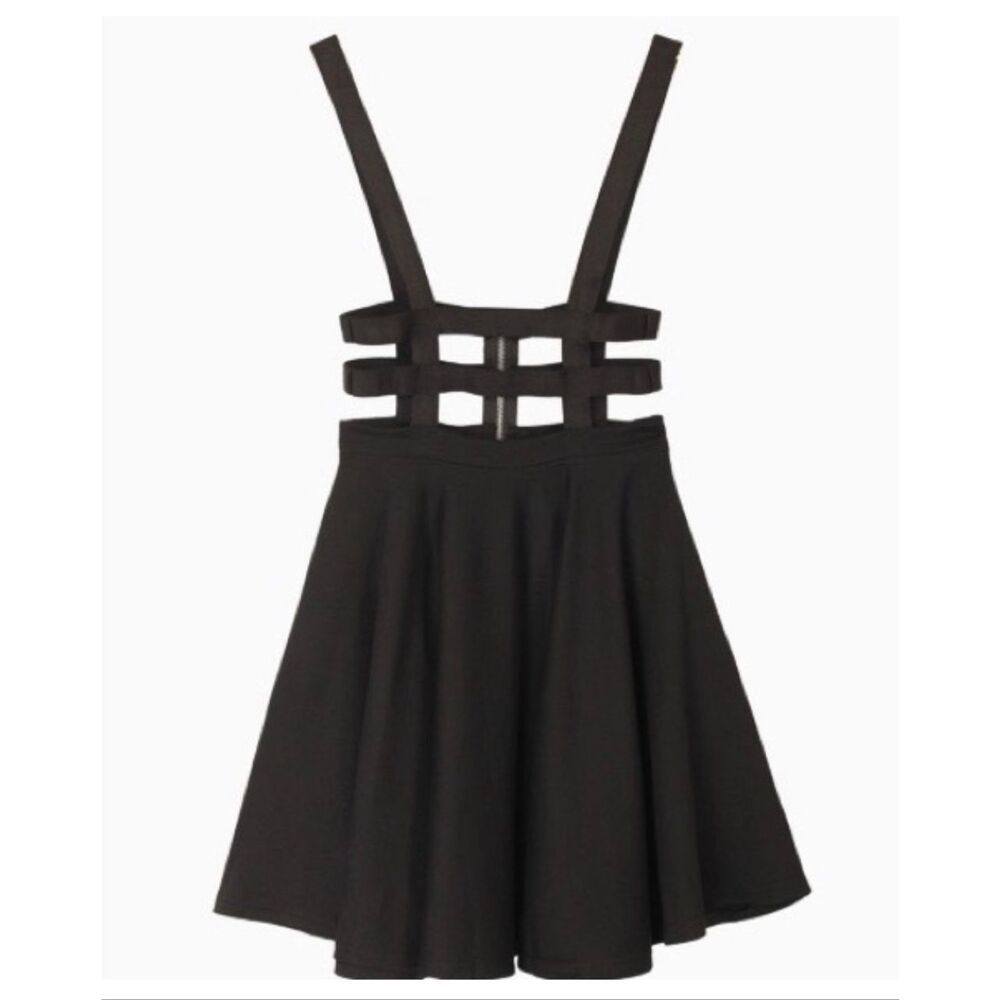 Hot Topic skater cage skirt dress black xl